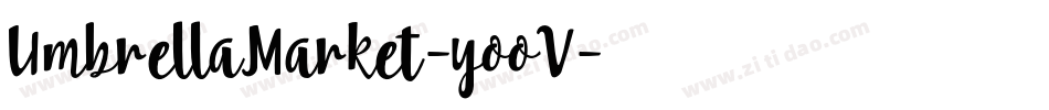 UmbrellaMarket-yooV字体转换