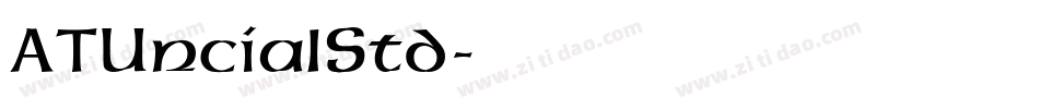 ATUncialStd字体转换