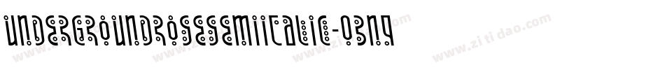 UndergroundRoseSemiItalic-03n9字体转换 UndergroundRoseSemiItalic-03n9字体转换