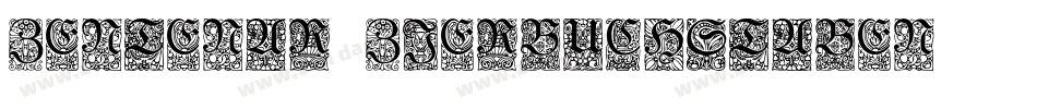 Zentenar-Zierbuchstaben字体转换