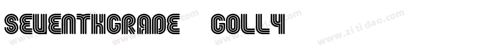 Seventhgrade-GOlly字体转换