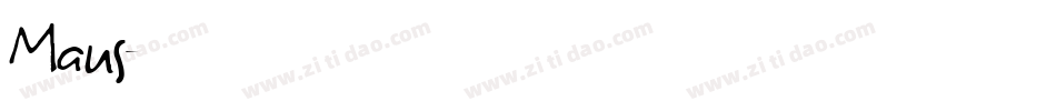 Maus字体转换