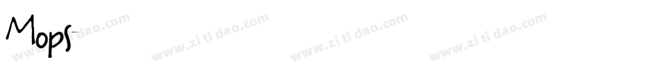 Mops字体转换
