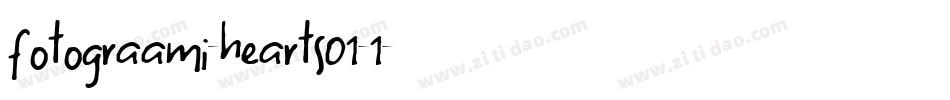 fotograami-hearts01-1字体转换