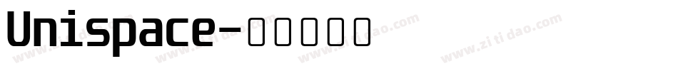 Unispace字体转换