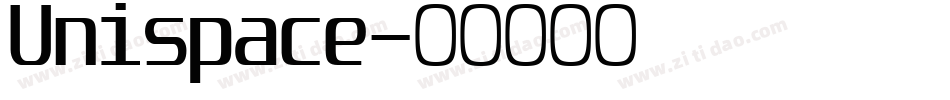 Unispace字体转换