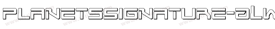 PlanetsSignature-ALw16字体转换 PlanetsSignature-ALw16字体转换