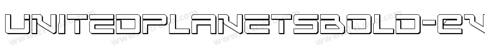 UnitedPlanetsBold-Ev29字体转换