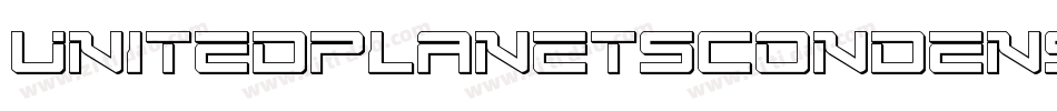 UnitedPlanetsCondensedItal-3D5M字体转换
