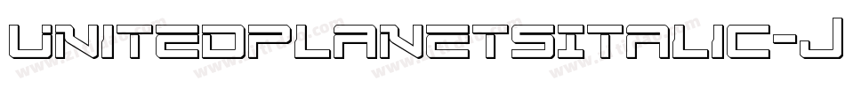 UnitedPlanetsItalic-JPdK字体转换