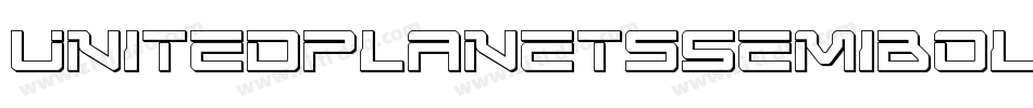 UnitedPlanetsSemiBoldItal-6V51字体转换