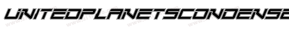 UnitedPlanetsCondensedItal-3D5M字体转换