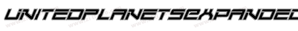 UnitedPlanetsExpandedItalic-pdrD字体转换 UnitedPlanetsExpandedItalic-pdrD字体转换