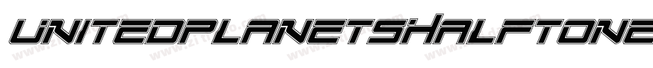 UnitedPlanetsHalftone-qPMq字体转换