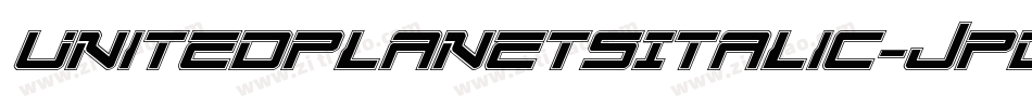 UnitedPlanetsItalic-JPdK字体转换