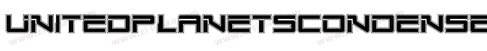 UnitedPlanetsCondensedItal-3D5M字体转换