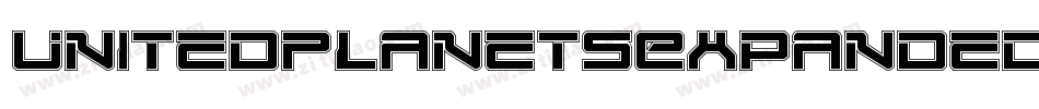 UnitedPlanetsExpanded-xedO字体转换