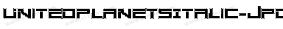 UnitedPlanetsItalic-JPdK字体转换