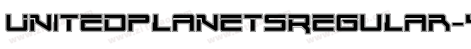 UnitedPlanetsRegular-4A54字体转换