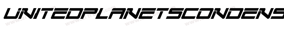UnitedPlanetsCondensed-ZD9Z字体转换