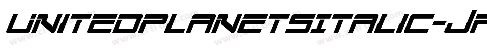 UnitedPlanetsItalic-JPdK字体转换