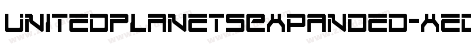 UnitedPlanetsExpanded-xedO字体转换