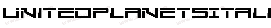 UnitedPlanetsItalic-JPdK字体转换