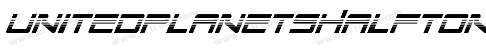 UnitedPlanetsHalftoneItalic-VZBe字体转换