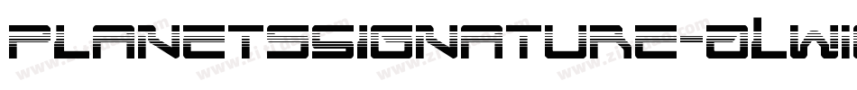 PlanetsSignature-ALw16字体转换 PlanetsSignature-ALw16字体转换