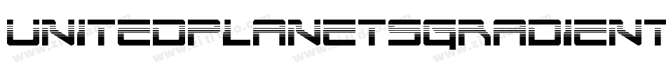 UnitedPlanetsGradient-D2K3字体转换 UnitedPlanetsGradient-D2K3字体转换