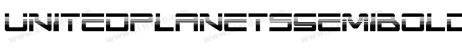 UnitedPlanetsSemiBoldItal-6V51字体转换