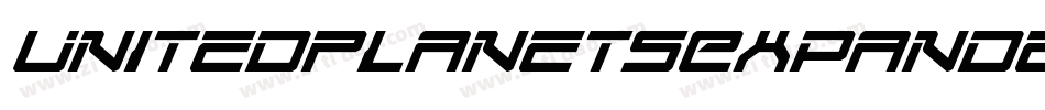 UnitedPlanetsExpanded-xedO字体转换