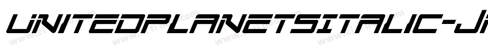 UnitedPlanetsItalic-JPdK字体转换