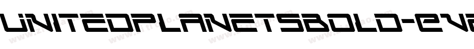 UnitedPlanetsBold-Ev29字体转换