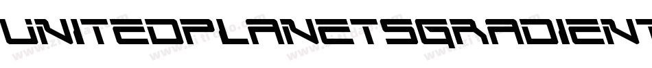 UnitedPlanetsGradient-D2K3字体转换 UnitedPlanetsGradient-D2K3字体转换