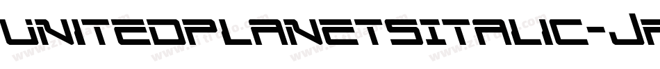UnitedPlanetsItalic-JPdK字体转换