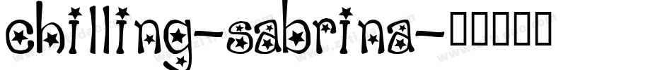 Chilling-Sabrina字体转换