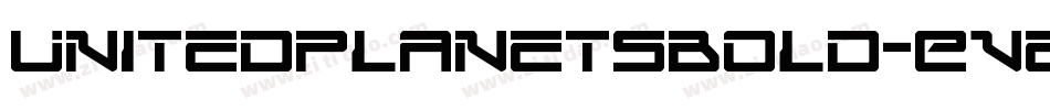 UnitedPlanetsBold-Ev29字体转换