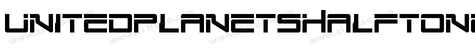 UnitedPlanetsHalftoneItalic-VZBe字体转换