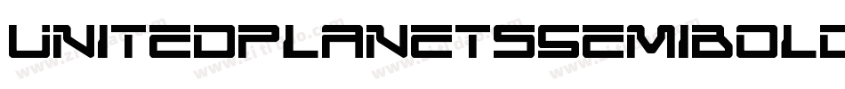 UnitedPlanetsSemiBoldItal-6V51字体转换