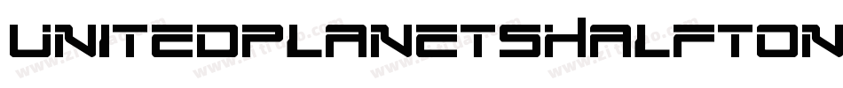 UnitedPlanetsHalftoneItalic-VZBe字体转换
