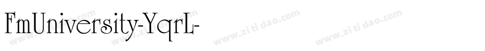 FmUniversity-YqrL字体转换