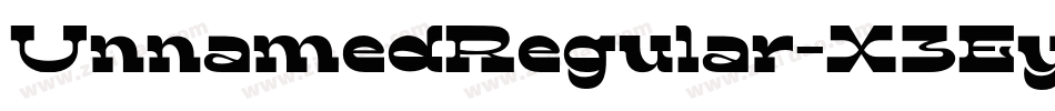 UnnamedRegular-X3Ey9字体转换