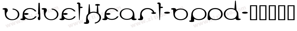 VelvetHeart-BPOd字体转换