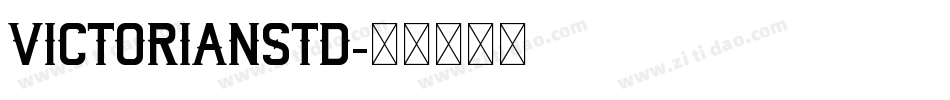 VictorianStd字体转换