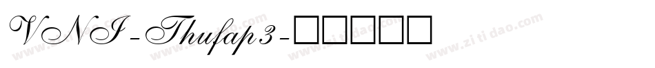 VNI-Thufap3字体转换