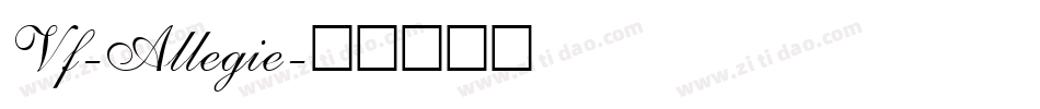Vf-Allegie字体转换