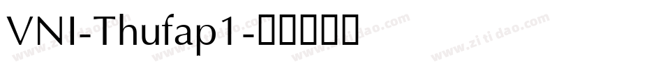 VNI-Thufap1字体转换