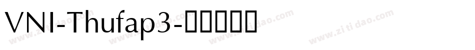 VNI-Thufap3字体转换