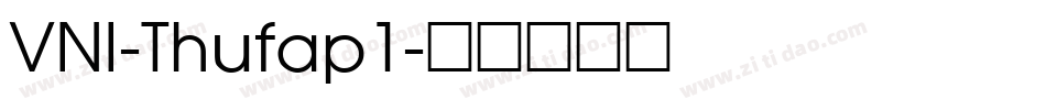 VNI-Thufap1字体转换